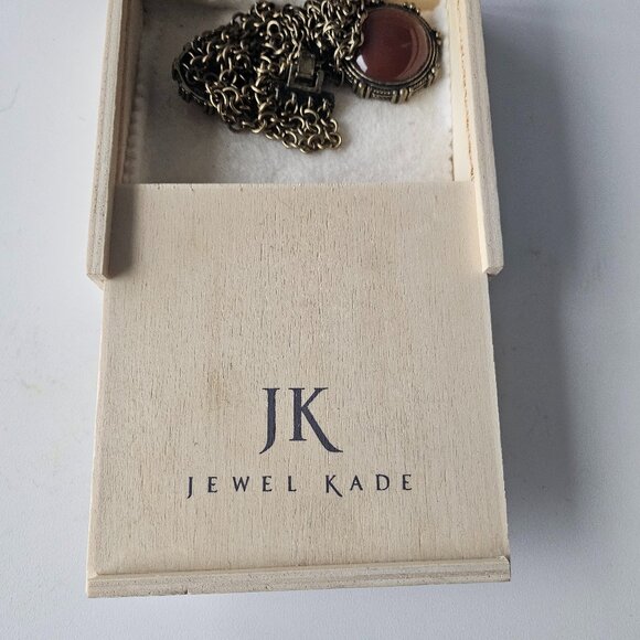 Jewel Kade Vintage Necklace Bracelet Set New in Box Jewelry gift set Wood box - Picture 16 of 16